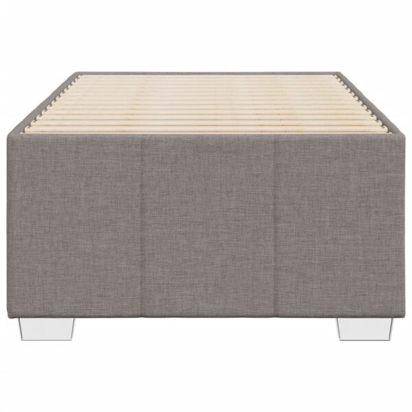 Rama łóżka bez materaca Taupe 90x200 cm Tkanina - obrazek 4
