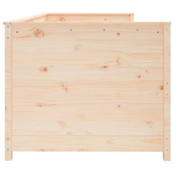 Łóżko dzienne bez materaca 75x190 cm lite drewno sosnowe - obrazek 11