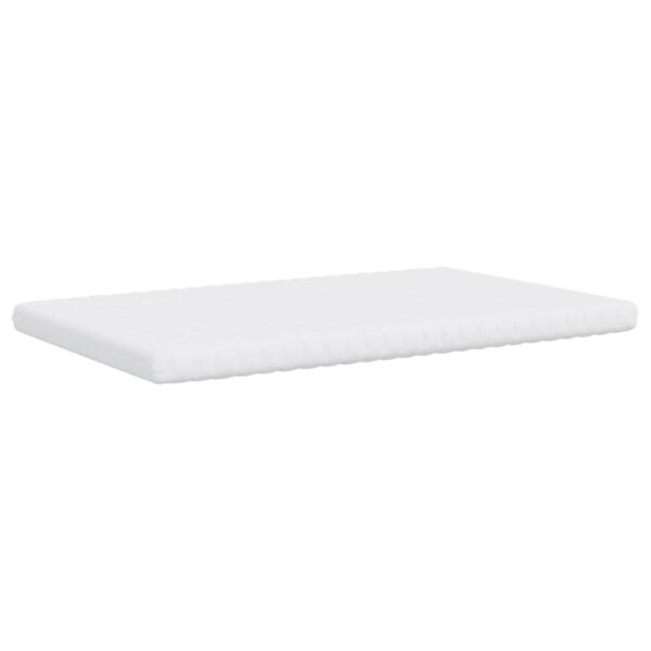 Materac piankowy, biały 140x190 cm, 7-strefowy, twardość 20 ILD - obrazek 3