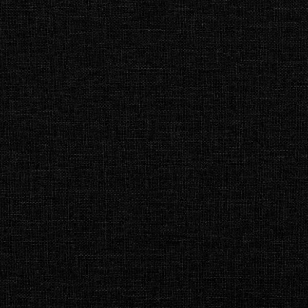 Łóżko z materacem, czarne, 140x190 cm, obite tkaniną - obrazek 10