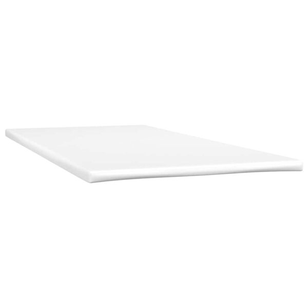 Łóżko kontynentalne z materacem i LED, ciemnoszare, 120x190 cm - obrazek 8