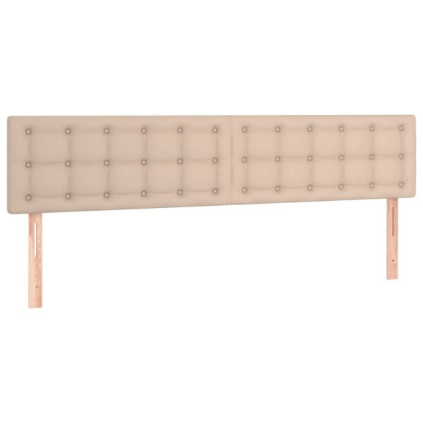 Rama łóżka bez materaca cappuccino 120x190 cm Skóra ekologiczna - obrazek 8