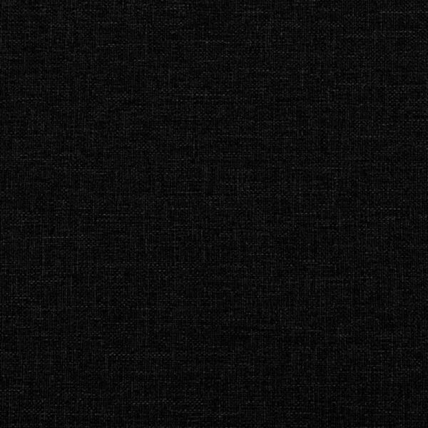Rama łóżka bez materaca Czarna 90x200 cm Tkanina - obrazek 8