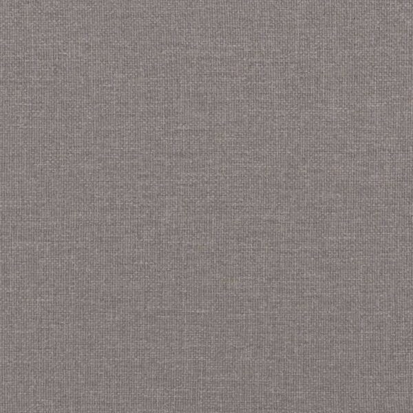 Łóżko kontynentalne z materacem, taupe, tkanina, 90x200 cm - obrazek 12