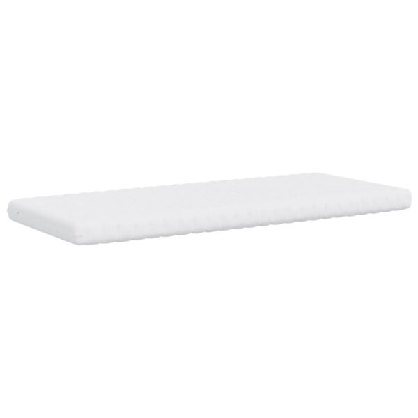 Materac piankowy, biały, 90x220 cm, 7-strefowy, twardość 20 ILD - obrazek 3